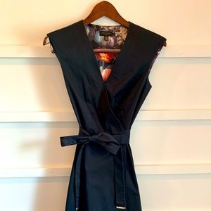 Ted Baker Floral print lined wrap dress
